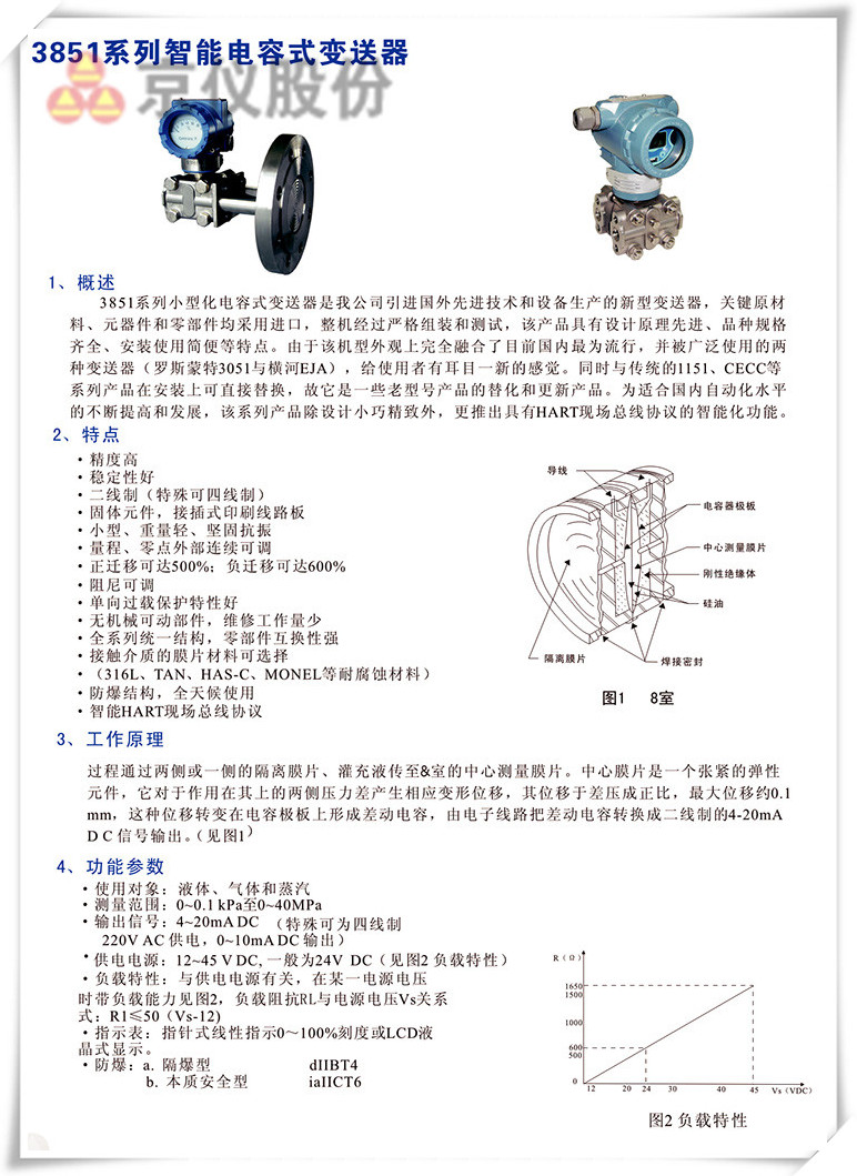 3851係列智能電容式91视频观看网站